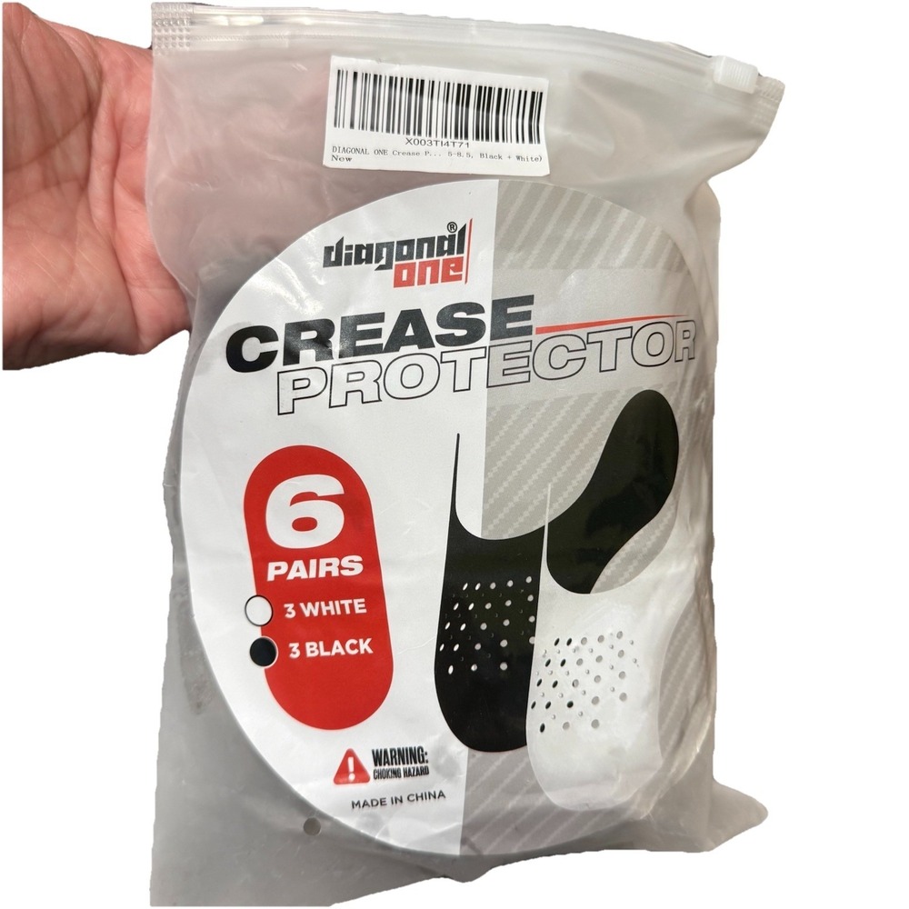 Diagonal One Sneaker Crease Protector Guards Shoe Shields 4 Bags  NEW